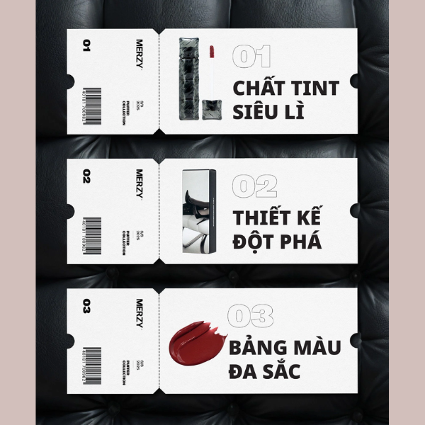 Son Kem Lì, Bền Màu Merzy Puffer Velvet Tint 37g