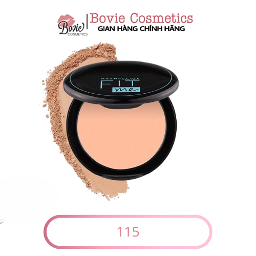 Phấn Phủ Dạng Nén Che Phủ Hoàn Hảo, Kiềm Dầu Hiệu Quả Maybelline Fit Me Matte Poreless Powder SPF32 /PA+++ 6g - Hộp Tròn