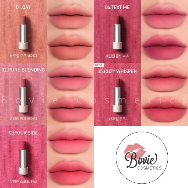 Son Thỏi Mịn Lì, Mềm Môi 3CE Cashmere Hug Lipstick 3.5g