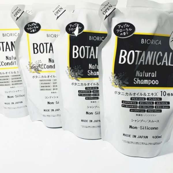 Dầu Gội Xả Biorica Botanical Natural Non – Silicone Túi 400ml