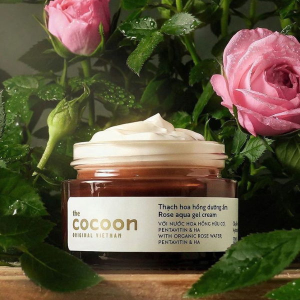 Thạch hoa hồng dưỡng ẩm Cocoon