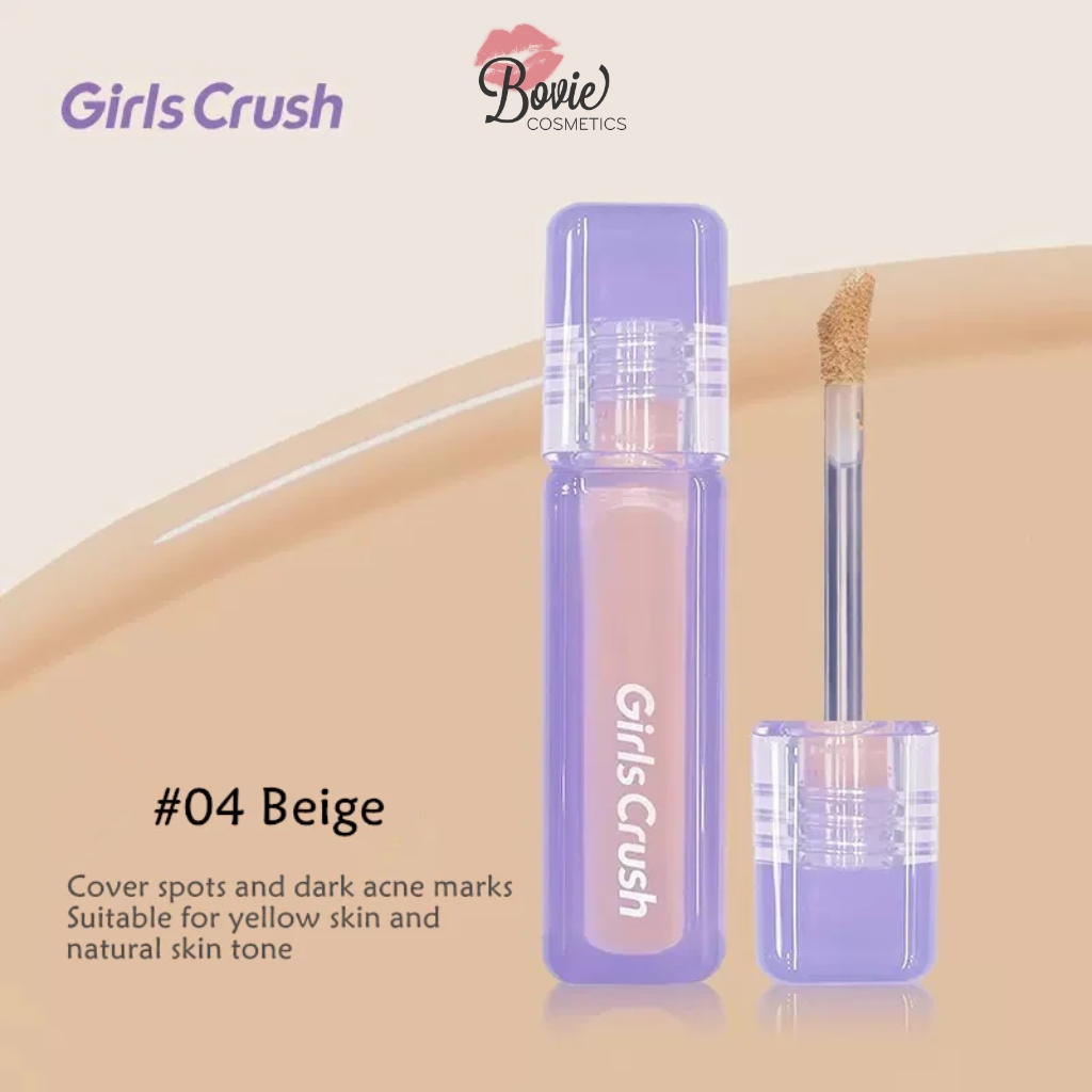 Kem che khuyết điểm, tạo khối và bắt sáng dạng lỏng Girls Crush Watery Velvet Liquid Concealer