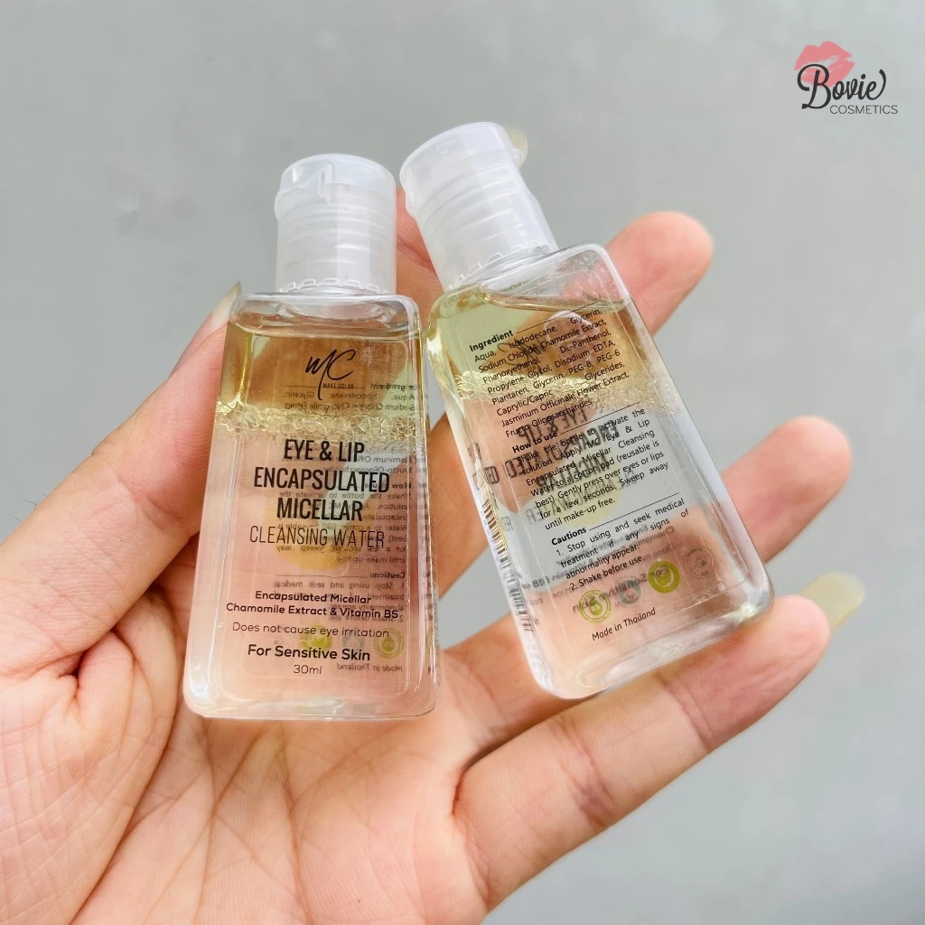Tẩy Trang Mắt Môi Dưỡng Ẩm Sạch Sâu MC Eye & Lip Encapsulated Micellar Cleansing Water 30ml