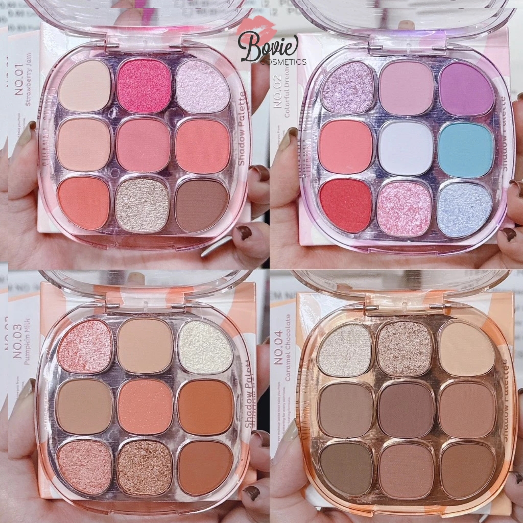 Bảng Phấn Mắt Sivanna Colors Milk Edition Eyeshadow Palette (HF742)