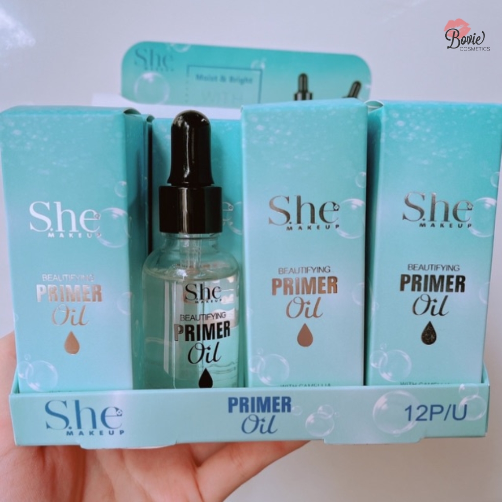 Tinh Dầu She Oil Primer Mix Trộn Kem Nền 25ml Chuyên Dùng Pha Nền