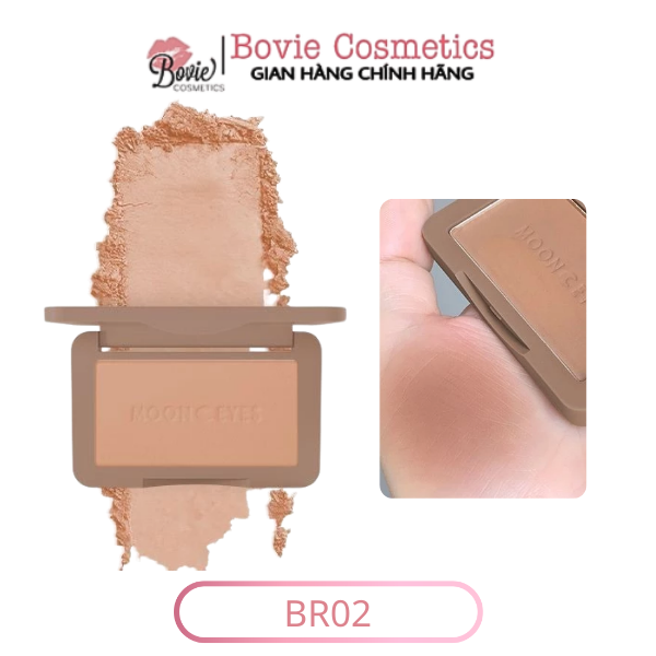 Phấn má hồng Moon Eyes / MoonEyes Color dạng bột mịn tạo khối trang điểm tự nhiên lâu trôi