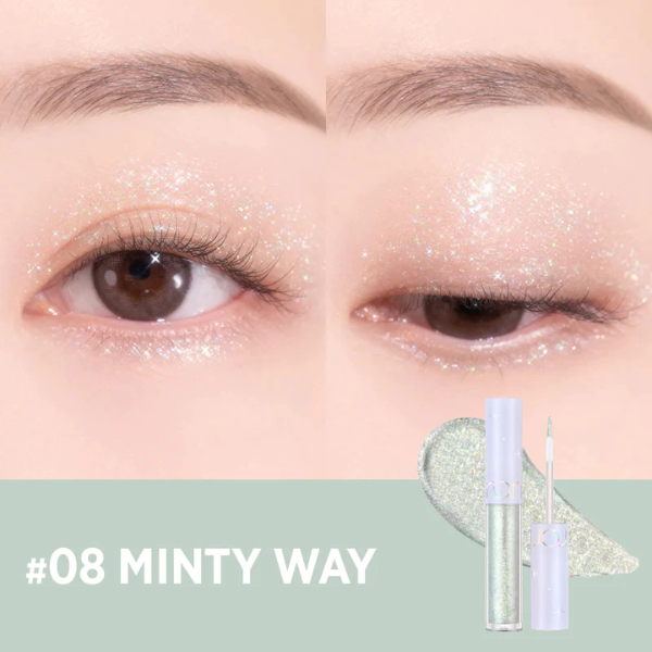 Gel Nhũ Mắt Lấp Lánh, Bền Màu, Lâu Trôi Romand The Universe Liquid Glitter