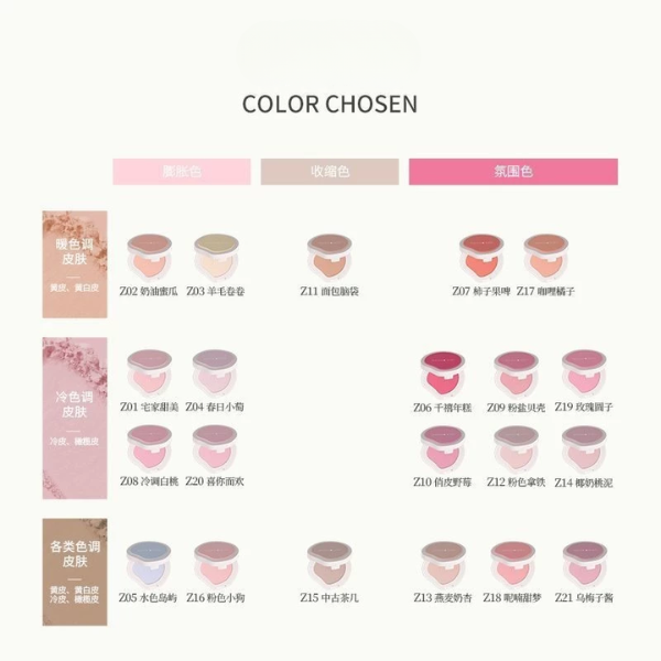 Phấn Má Hồng Moon Eyes Đám Mây Đơn Sắc Early Eight Series Blush 3.5g