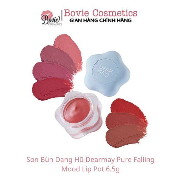 Son Bùn Dạng Hũ Dearmay Pure Falling Mood Lip Pot 6.5g