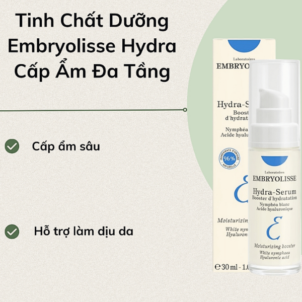 Tinh Chất Dưỡng Ẩm Da Đa Tầng Embryolisse Hydra-Serum 30ml