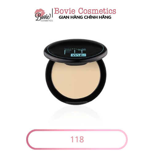 Phấn Phủ Dạng Nén Che Phủ Hoàn Hảo, Kiềm Dầu Hiệu Quả Maybelline Fit Me Matte Poreless Powder SPF32 /PA+++ 6g - Hộp Tròn
