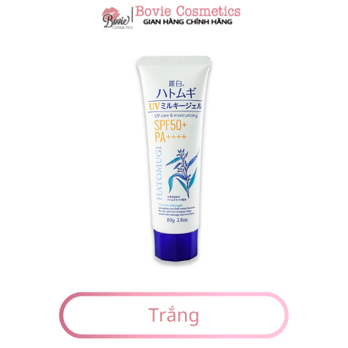Gel Chống Nắng Hatomugi Nâng Tông & Dưỡng Ẩm Da