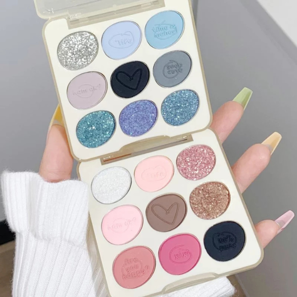 Bảng Phấn Mắt 9 Ô XIXI Doodle Log Nine Color Eyeshadow