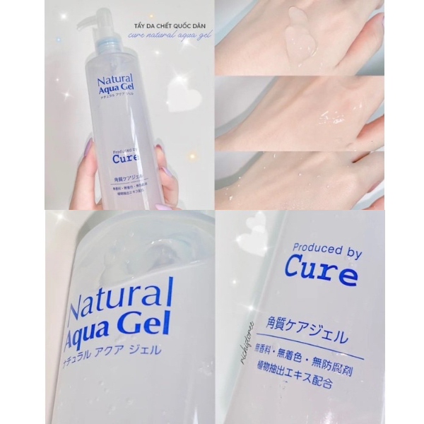 Tẩy da chết Cure Natural Aqua Gel Dưỡng Da Trắng Sáng Dịu Nhẹ Nhật Bản