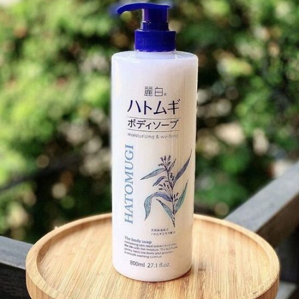 Sữa Tắm Dưỡng Ẩm Và Làm Sáng Da Hatomugi 800ml