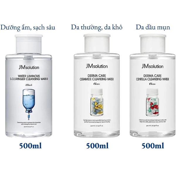 Nước tẩy trang JM Solution Cleansing Water