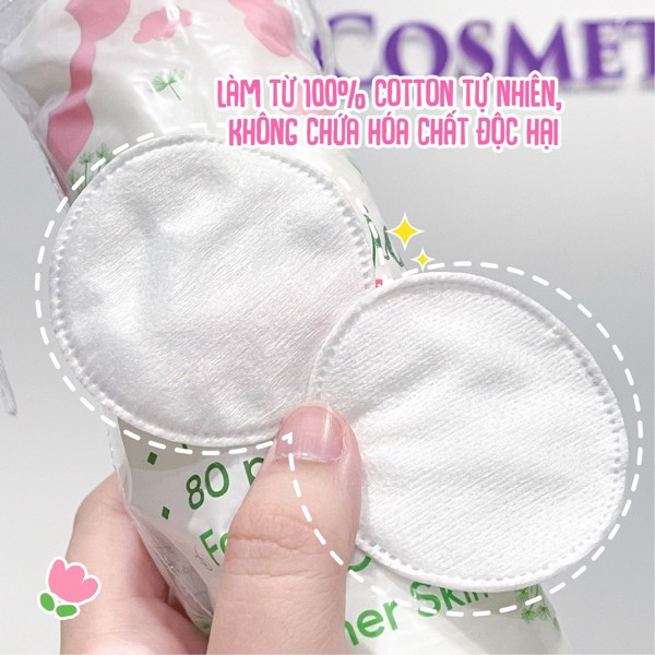 Bông Tẩy Trang Habaria Cotton Pads