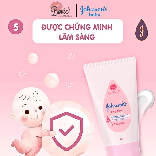 Kem Dưỡng Ẩm Mặt Và Cơ Thể Johnson's Baby Face & Body