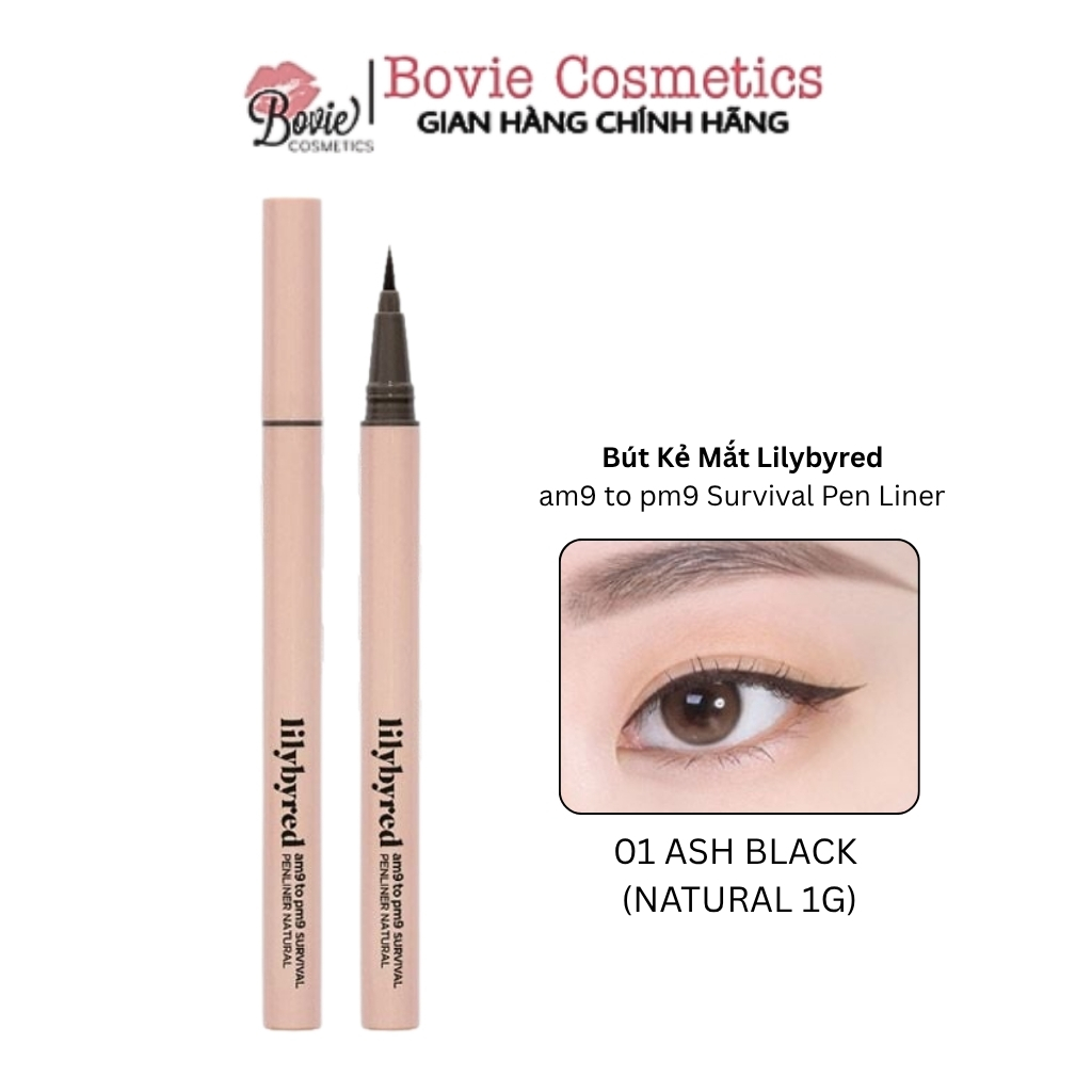 Bút Kẻ Mắt Nước Lilybyred Siêu Mảnh, Chống Trôi am9 to pm9 Survival Pen Liner