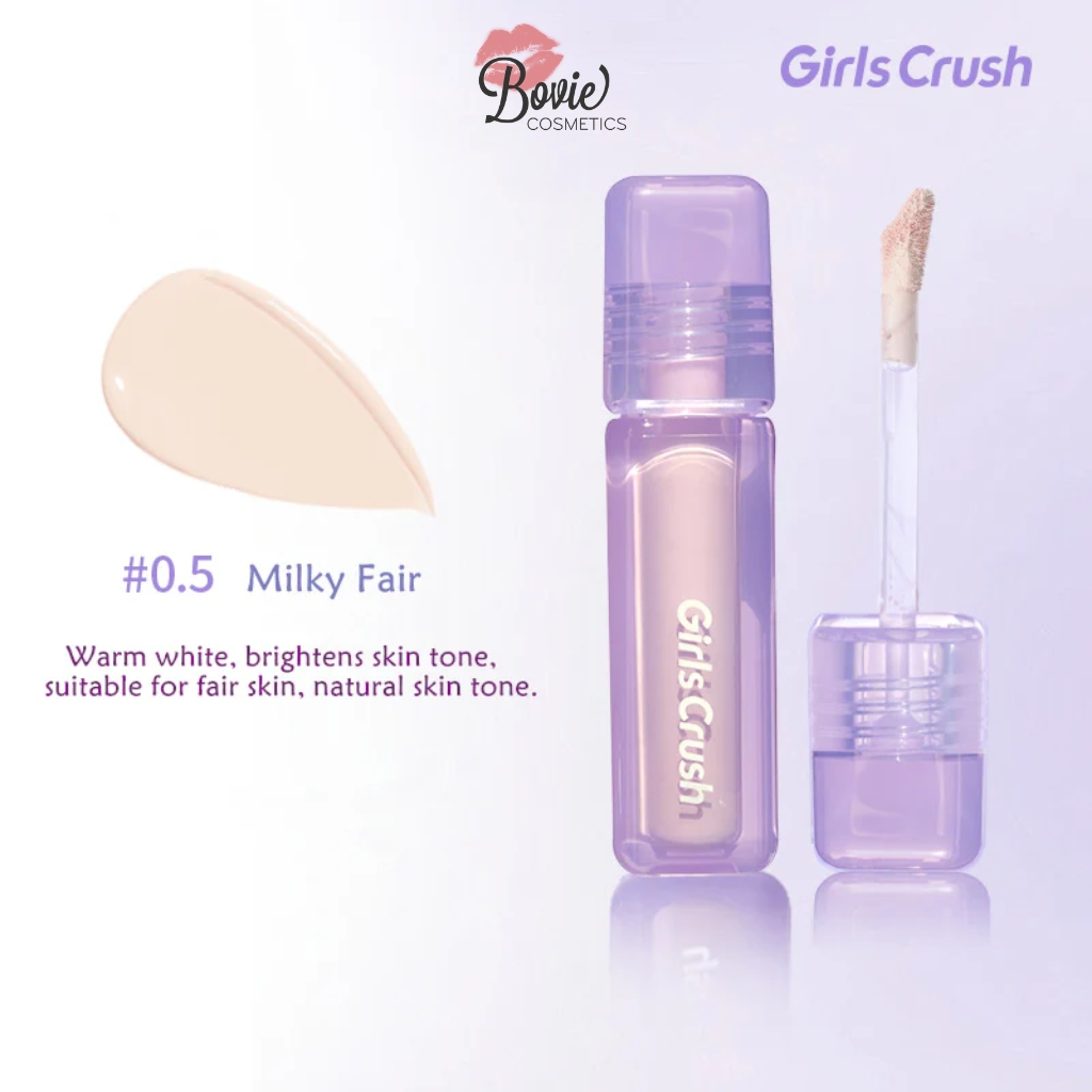 Kem che khuyết điểm, tạo khối và bắt sáng dạng lỏng Girls Crush Watery Velvet Liquid Concealer