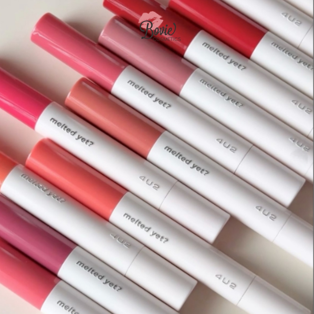 Son Dưỡng Bóng 4u2 Melted Yet Gloss Lip Son Kem Lì Mềm Mịn