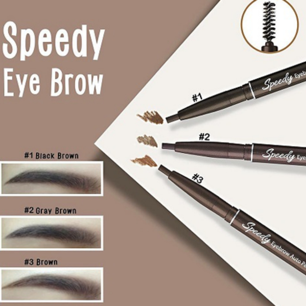 Chì Kẻ Mày Peripera Speedy Eyebrow Auto Pencil 0.14