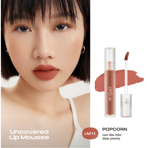 Son kem lì mịn OFÉLIA Uncovered Lip Mousse