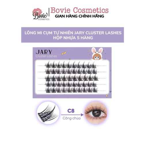 Mi cụm tự nhiên Jary Cluster Lashes