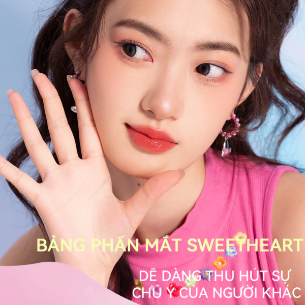 Bảng Phấn Mắt 5 Ô VEECCI Gợn Sóng Nước Veecci Dream Summer Eye Shadow