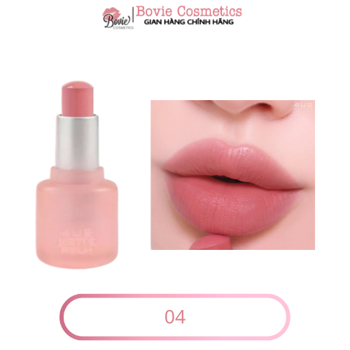 Son Dưỡng Lì Thuần Chay 4U2 Matte Balm Lipstick Son Mềm Mịn, Dễ Tán, Giữ Màu Lâu