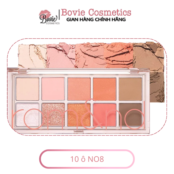 Bảng Phấn Mắt 10 Ô Siêu Lấp Lánh Romand Better Than Eye Palette