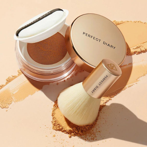 Phấn Phủ Kiềm Dầu Perfect Diary Weightless Soft-Velvet Blurring Loose Powder