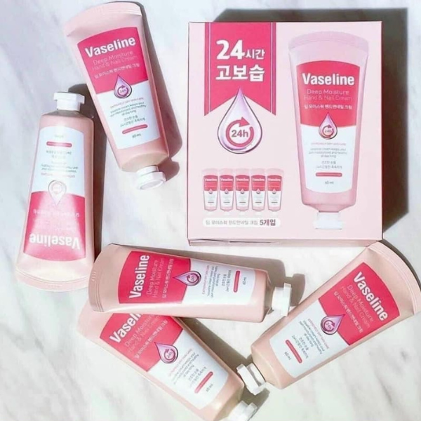 Kem dưỡng da tay và móng Vaseline Deep Moisture Hand & Nail Cream 60ml (tuýp)