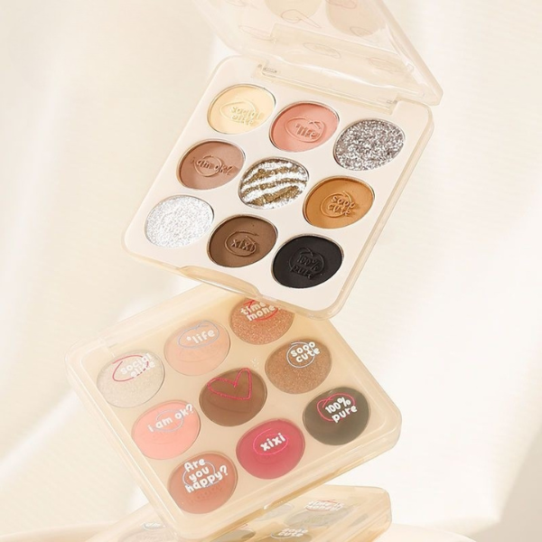 Bảng Phấn Mắt 9 Ô XIXI Doodle Log Nine Color Eyeshadow
