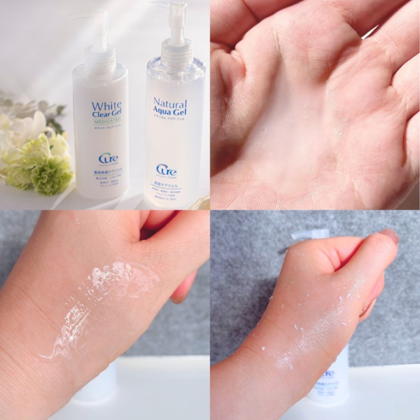 Tẩy da chết Cure Natural Aqua Gel Dưỡng Da Trắng Sáng Dịu Nhẹ Nhật Bản