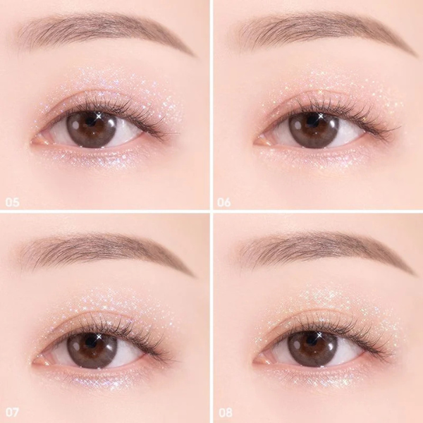 Gel Nhũ Mắt Lấp Lánh, Bền Màu, Lâu Trôi Romand The Universe Liquid Glitter