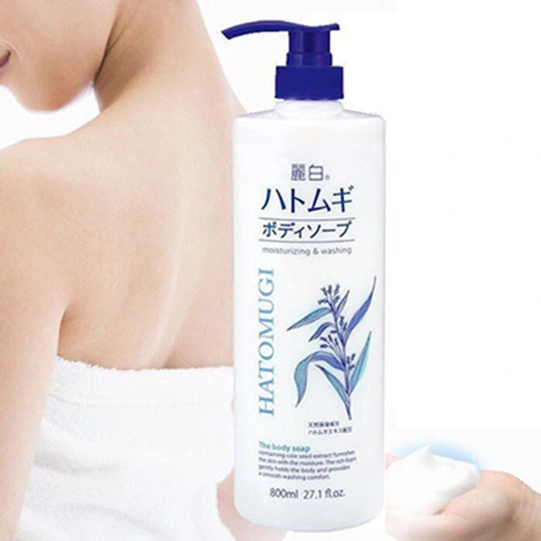 Sữa Tắm Dưỡng Ẩm Và Làm Sáng Da Hatomugi 800ml