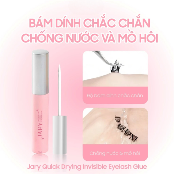 KEO DÁN MI SIÊU CHẮC, LÂU TRÔI JARY QUICK DRYING INVISIBLE EYELASH GLUE 7ML
