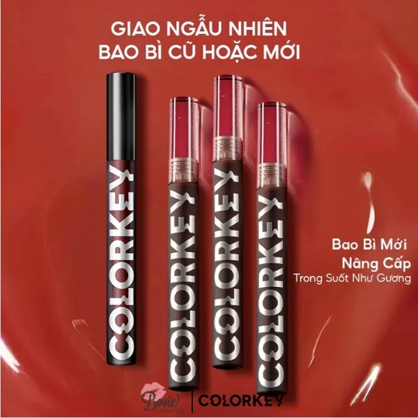 Son Tint Gương Bóng Bền Màu, Lâu Trôi Colorkey Airy Lip Mirror Series 1.7g