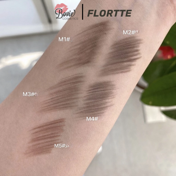 Bút chì kẻ mày Flortte Nice To Meet Chu siêu mịn hai đầu lâu trôi