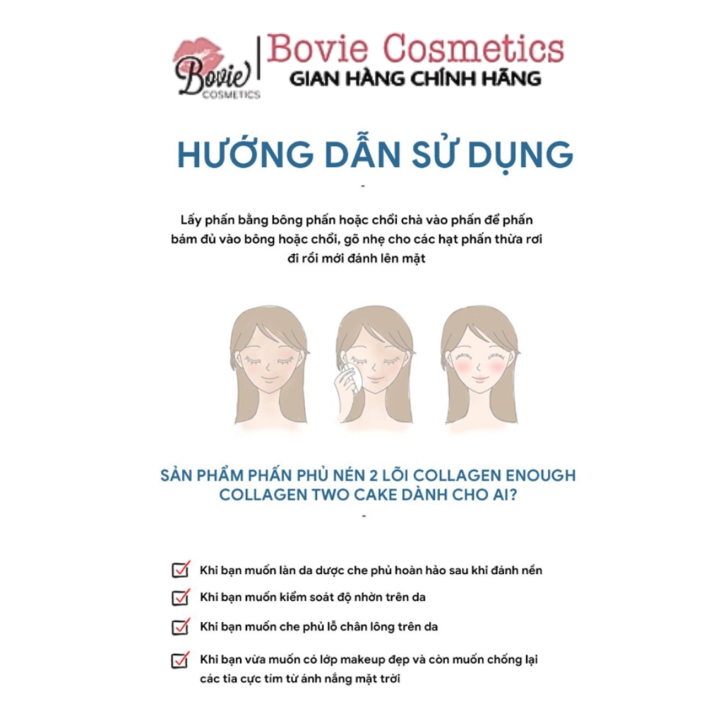 PHẤN PHỦ 2 LÕI COLLAGEN ENOUGH COLLAGEN TWOWAY CAKE