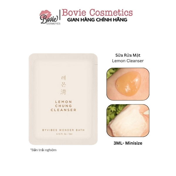 Sữa Rửa Mặt Chanh Đường Đen Lemon Chung Cleanser 200ML