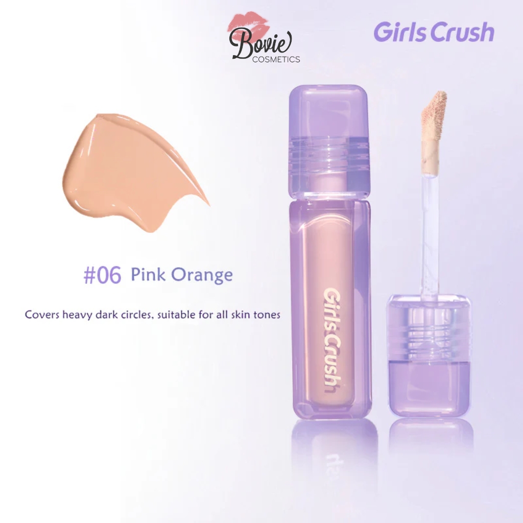 Kem che khuyết điểm, tạo khối và bắt sáng dạng lỏng Girls Crush Watery Velvet Liquid Concealer