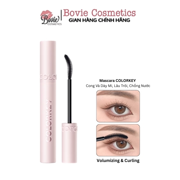 Chuốt Mi Cong Và Dày Colorkey Volumizing & Curling Mascara