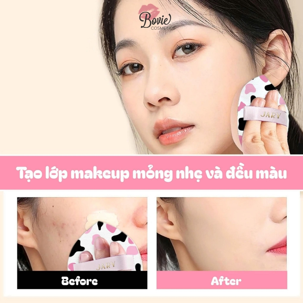 Mút tán kem nền dày Jary Thick Foundation Puff