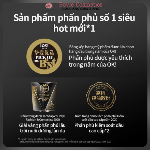 Phấn Phủ Bột Kiềm Dầu PRAMY Dung Tích Lớn Mềm Mịn Mỏng Nhẹ Sheer Flawless Silky Loose Powder 100g