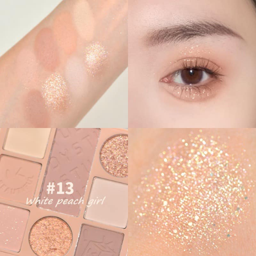 Bảng Phấn Mắt 8 Ô Color School Playing magic cube eye shadow plate