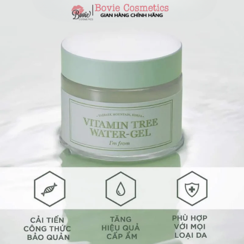 Kem dưỡng ẩm cấp nước & làm dịu da I'm From Vitamin Tree Water-gel 75g