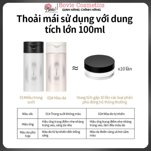 Phấn Phủ Bột Kiềm Dầu PRAMY Dung Tích Lớn Mềm Mịn Mỏng Nhẹ Sheer Flawless Silky Loose Powder 100g