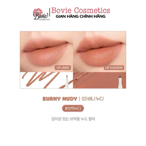 Chì Kẻ Viền Môi 2 Đầu IPKN Fluffy Lip Pencil
